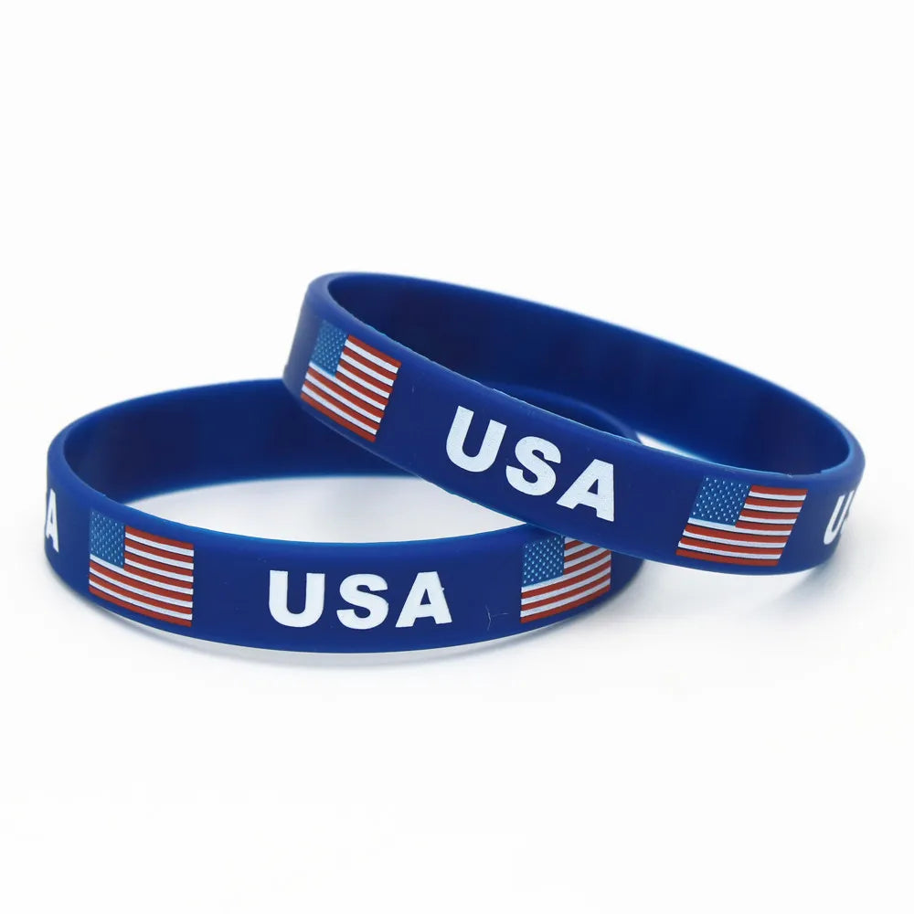 🌍 BRACELET SILICONE THÉMATIQUE (PAYS/DRAPEAU) 🏳️