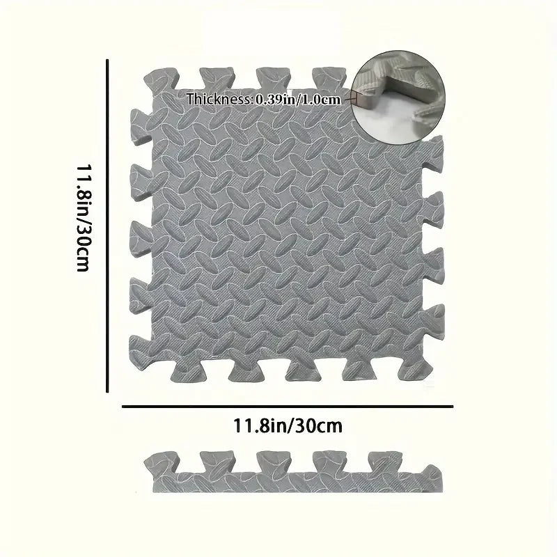 Tapis de Yoga imbriqué 30x30cm, 16 pièces, équipement de gymnastique et de Yoga à domicile, tapis de protection en mousse EVA, sol antidérapant, Fitness d'intérieur