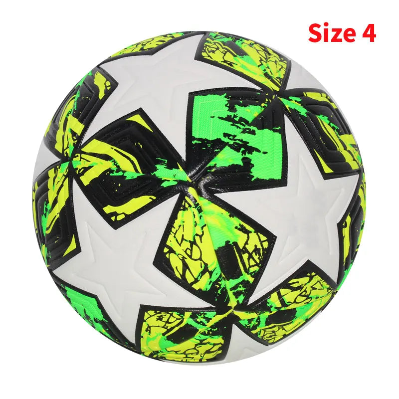 Ballon de Football Standard professionnel Sports de plein air ballons de Match entraînement Football sans couture matériau PU de haute qualité taille 5 taille 4