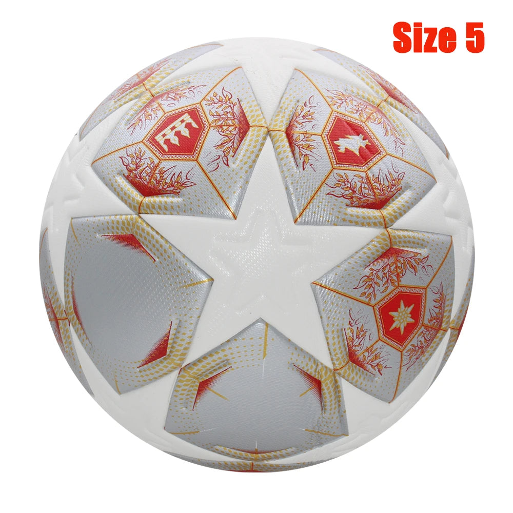 Ballon de Football Standard professionnel Sports de plein air ballons de Match entraînement Football sans couture matériau PU de haute qualité taille 5 taille 4