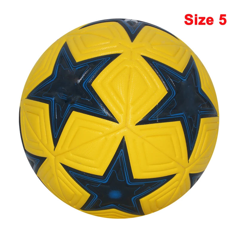 Ballon de Football Standard professionnel Sports de plein air ballons de Match entraînement Football sans couture matériau PU de haute qualité taille 5 taille 4
