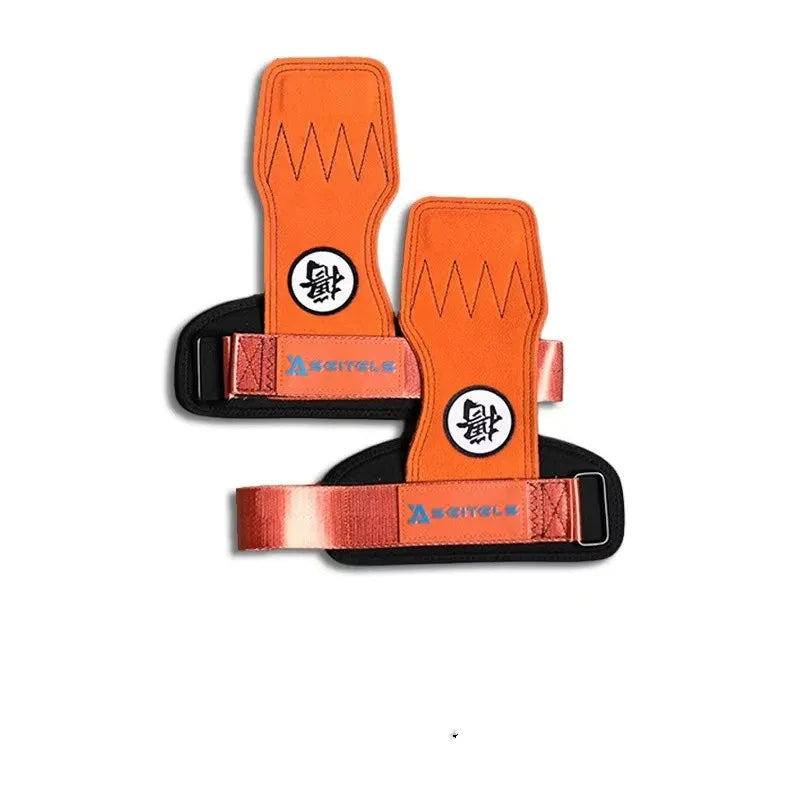 Coussinets de gymnastique coordonnants en cuir de vachette, poignées de gants, ceinture de puissance de poids, coussinets de levage, ceinture Deadlift, entraînement, protection de la l'hypothèse, Lu, 1 paire