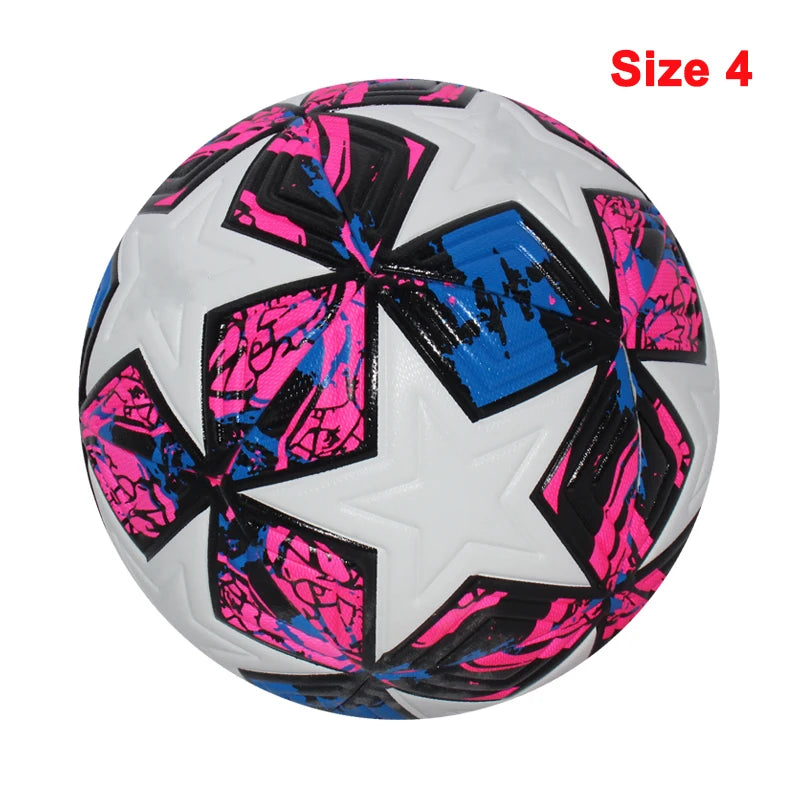 Ballon de Football Standard professionnel Sports de plein air ballons de Match entraînement Football sans couture matériau PU de haute qualité taille 5 taille 4