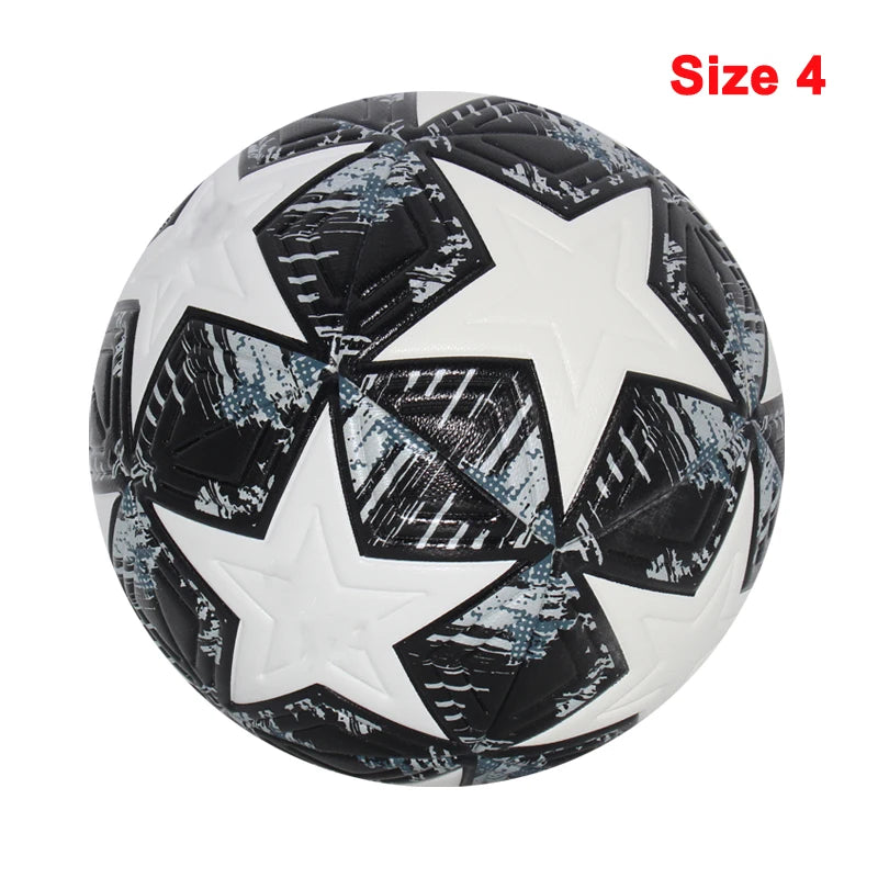 Ballon de Football Standard professionnel Sports de plein air ballons de Match entraînement Football sans couture matériau PU de haute qualité taille 5 taille 4