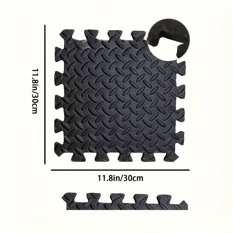 Tapis de Yoga imbriqué 30x30cm, 16 pièces, équipement de gymnastique et de Yoga à domicile, tapis de protection en mousse EVA, sol antidérapant, Fitness d'intérieur