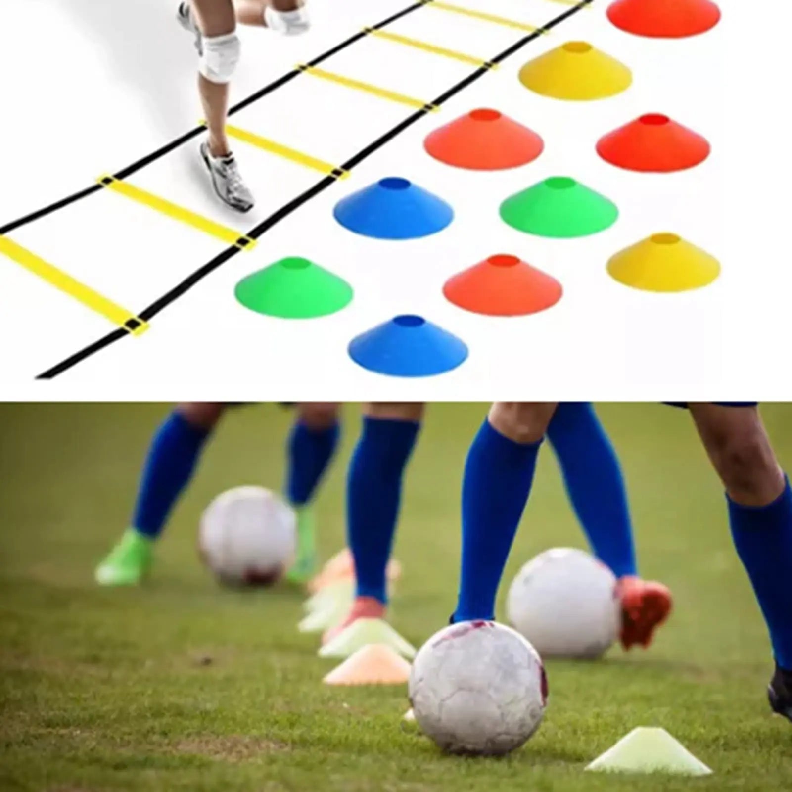 ⚽🔥 Échelle d’Agilité & Kit d’Entraînement Football Portable 🔥⚽