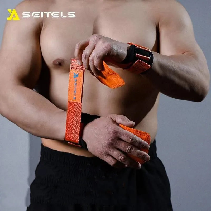 Coussinets de gymnastique coordonnants en cuir de vachette, poignées de gants, ceinture de puissance de poids, coussinets de levage, ceinture Deadlift, entraînement, protection de la l'hypothèse, Lu, 1 paire