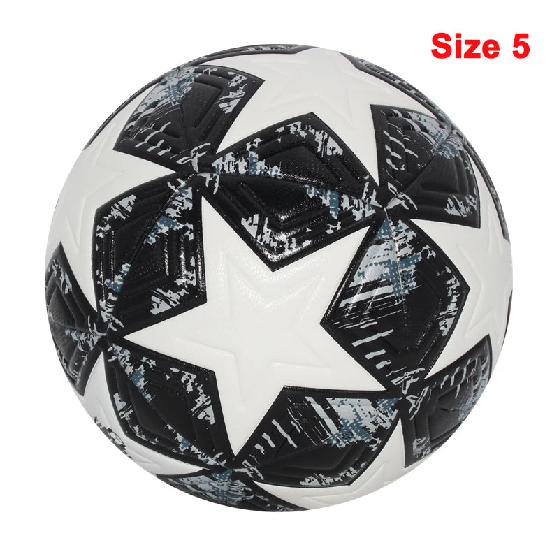 Ballon de Football Standard professionnel Sports de plein air ballons de Match entraînement Football sans couture matériau PU de haute qualité taille 5 taille 4