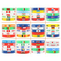 🌍 BRACELET SILICONE THÉMATIQUE (PAYS/DRAPEAU) 🏳️