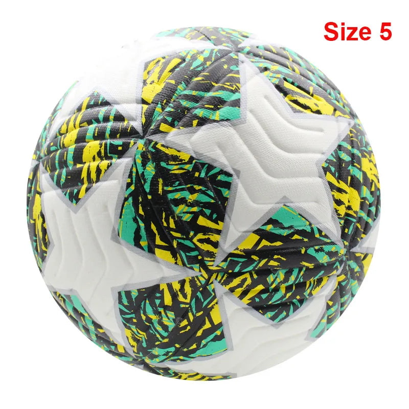 Ballon de Football Standard professionnel Sports de plein air ballons de Match entraînement Football sans couture matériau PU de haute qualité taille 5 taille 4