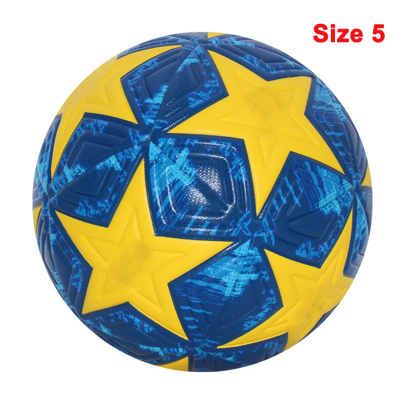 Ballon de Football Standard professionnel Sports de plein air ballons de Match entraînement Football sans couture matériau PU de haute qualité taille 5 taille 4