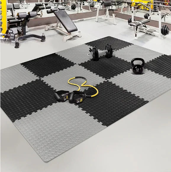 Tapis de Yoga imbriqué 30x30cm, 16 pièces, équipement de gymnastique et de Yoga à domicile, tapis de protection en mousse EVA, sol antidérapant, Fitness d'intérieur