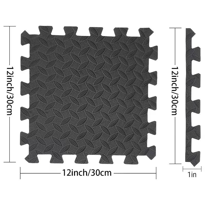 Tapis de Yoga imbriqué 30x30cm, 16 pièces, équipement de gymnastique et de Yoga à domicile, tapis de protection en mousse EVA, sol antidérapant, Fitness d'intérieur