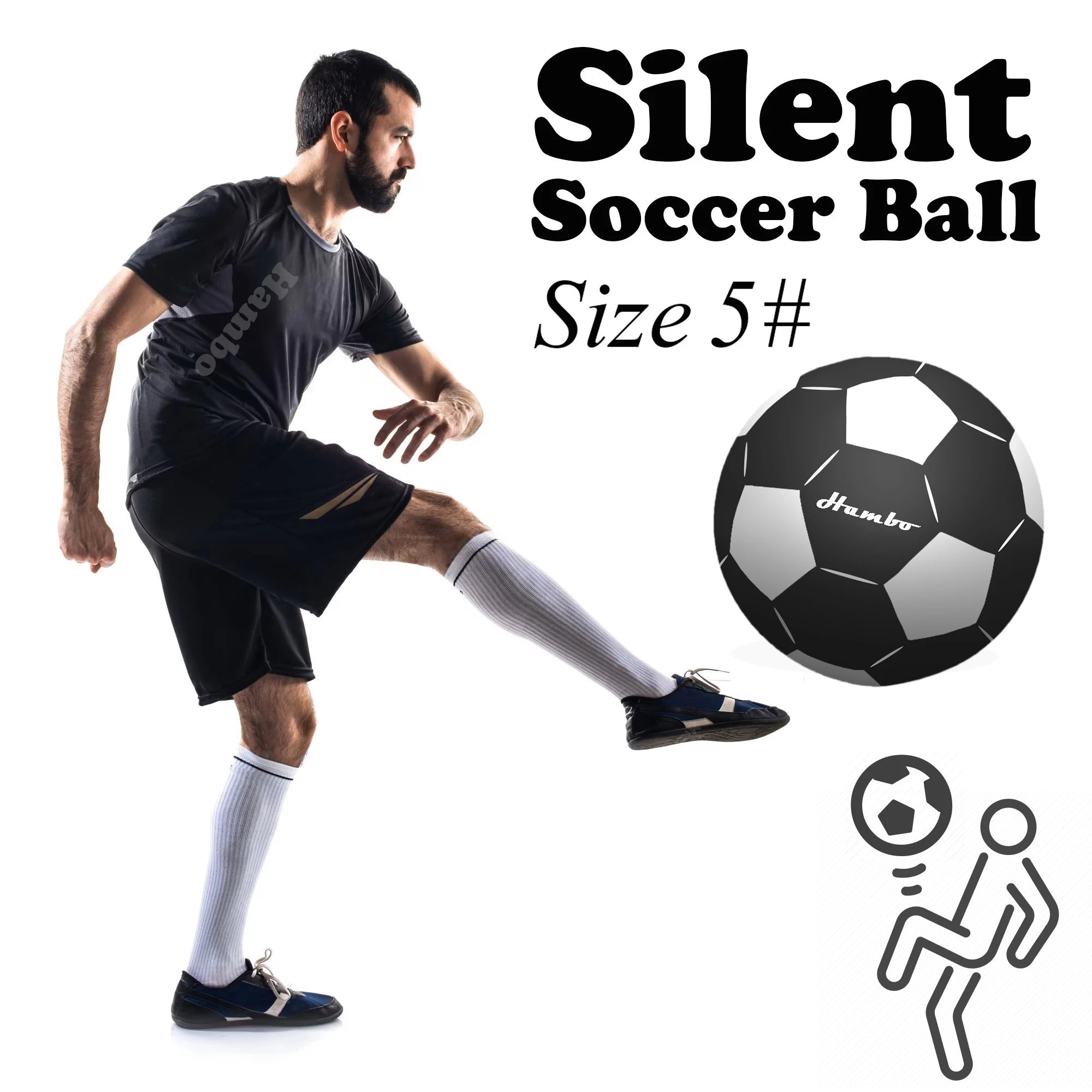 ⚽🔇 Ballon de Football Silencieux en Mousse 🔇⚽